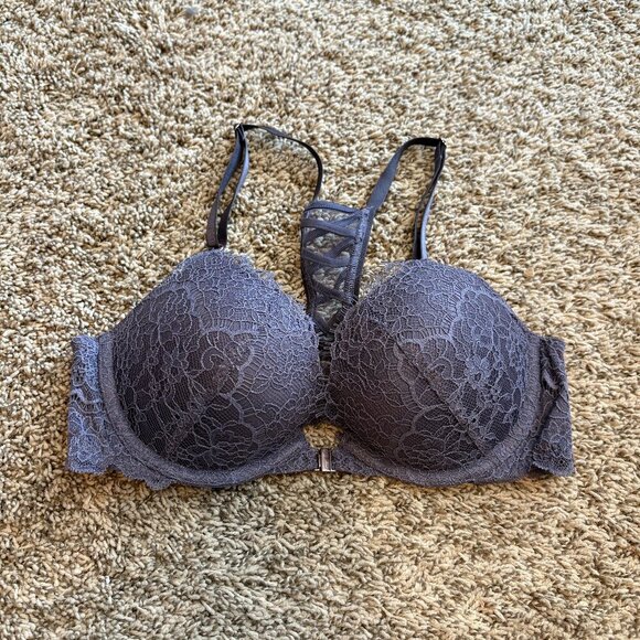 Victoria's Secret Dream Angels Push Up purple lacy bra - Picture 1 of 3